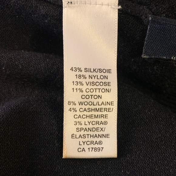 Classic Black V-Neck Sweater: Banana Republic - Picture 10 of 11